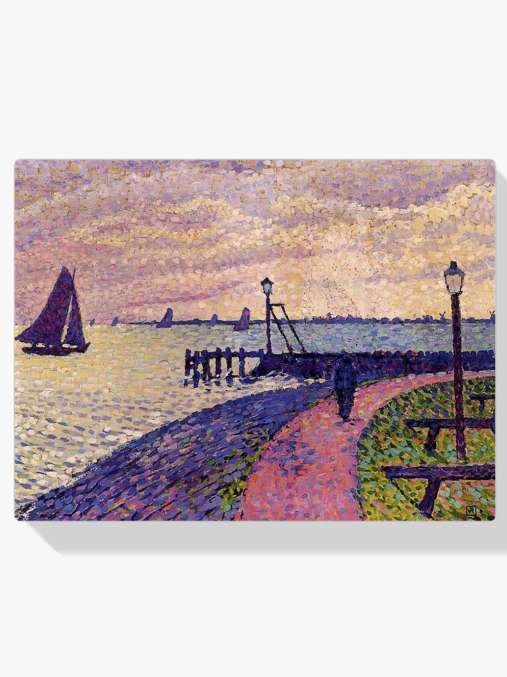 Pintar por números Entrada al puerto de Volendam