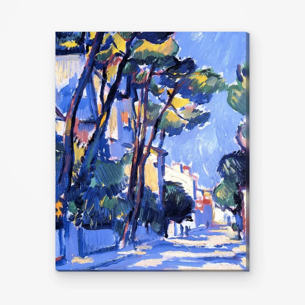 Pintar por Números - Escena callejera en Francia
