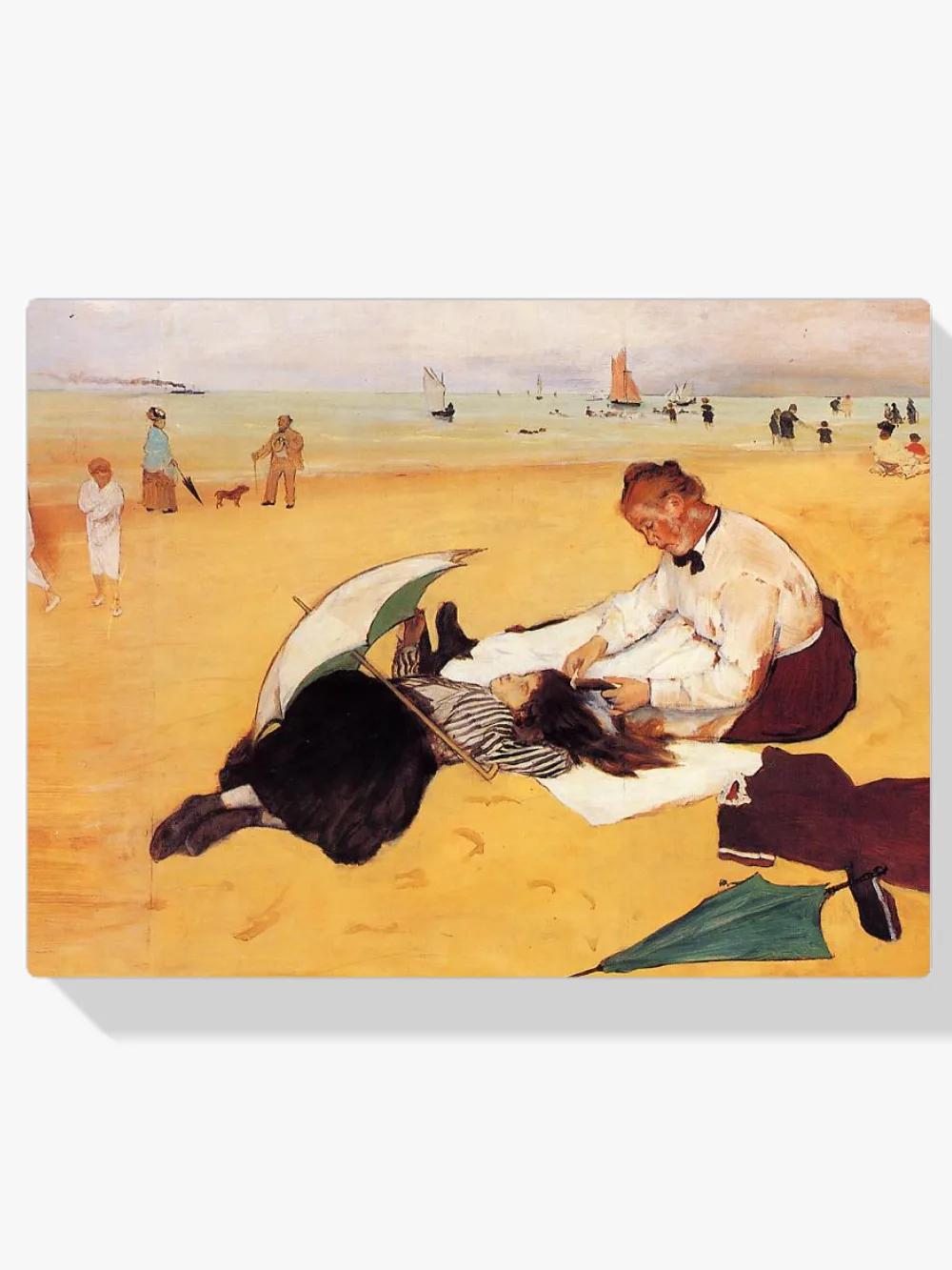 Pintar por números Escena de playa - Edgar Degas