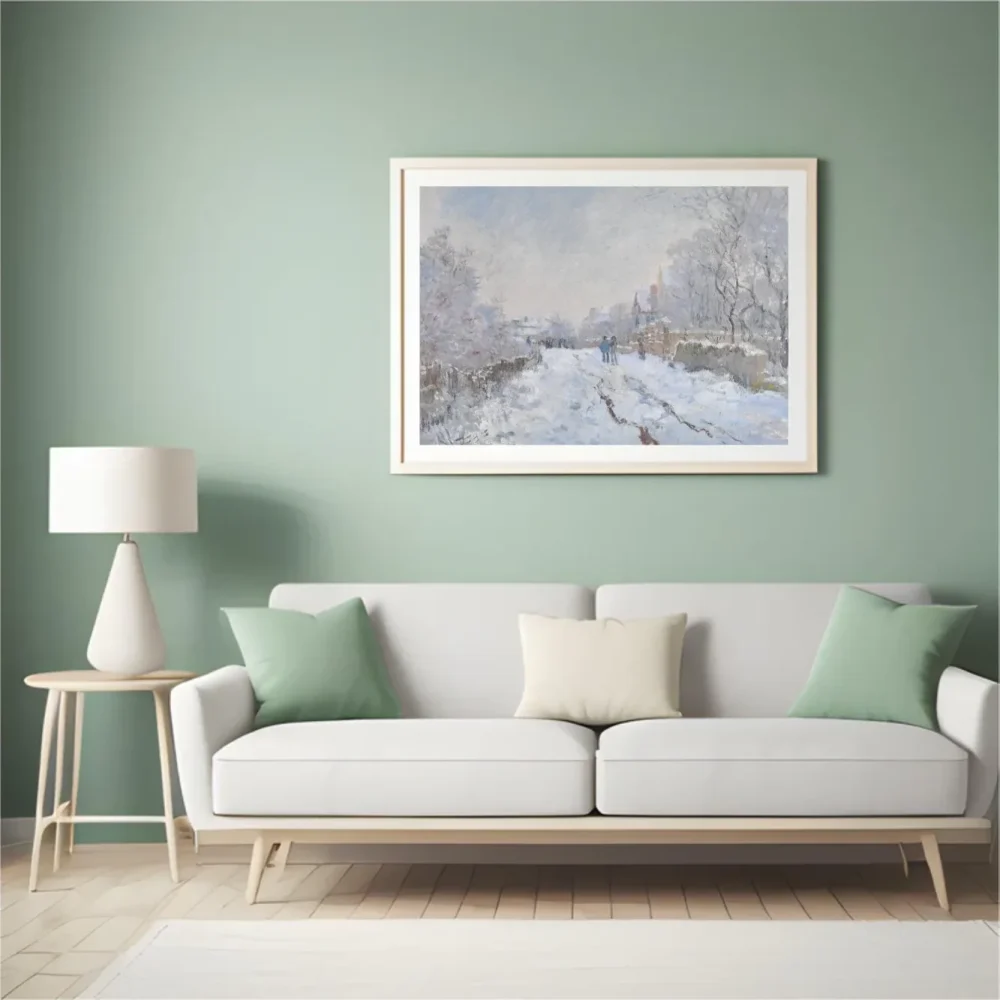 Pintar por números Escena nevada en Argenteuil – foto 4