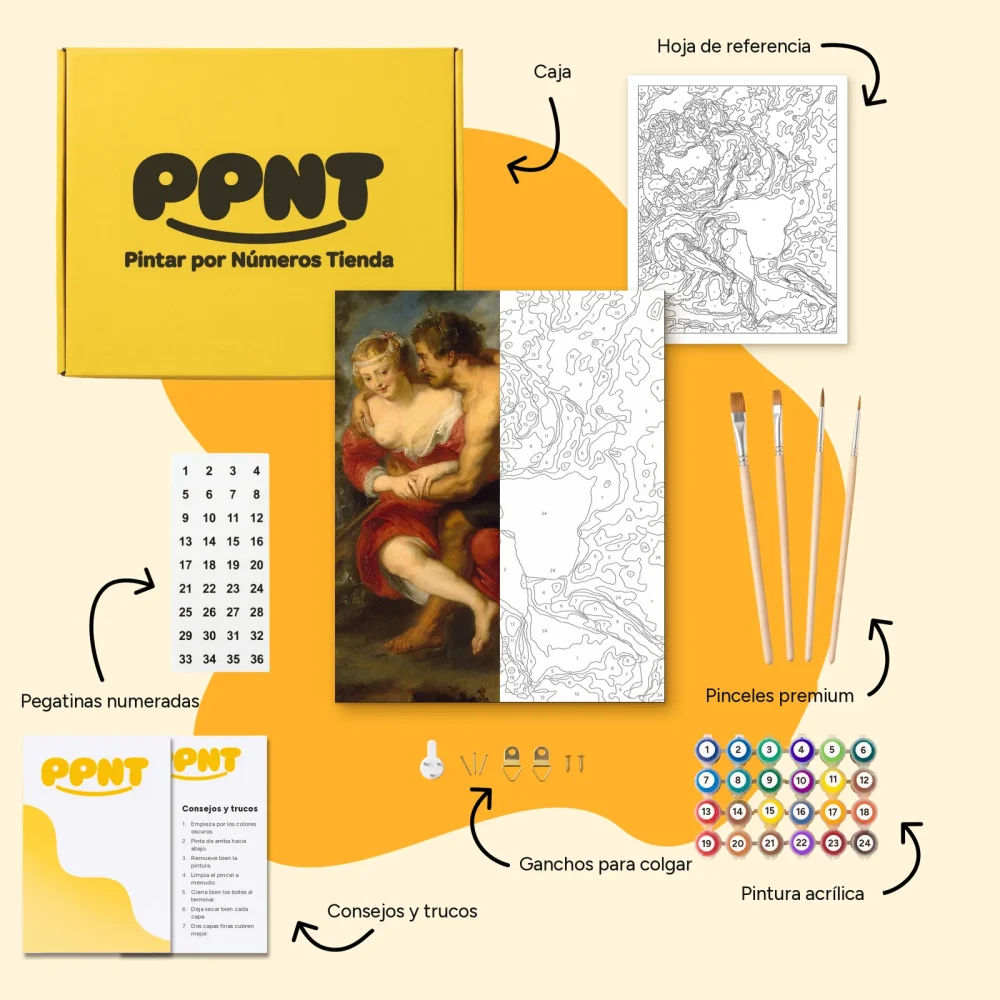 Pintar por Números - Escena pastoral