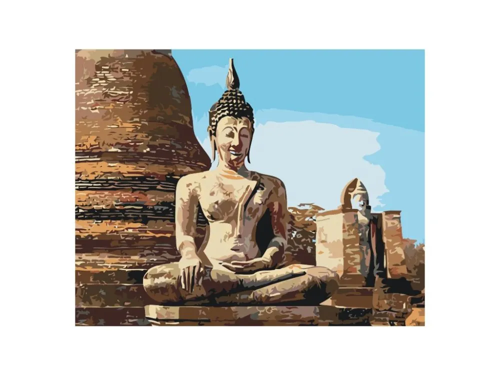 Pintar por números Estatua de Buda – foto 2