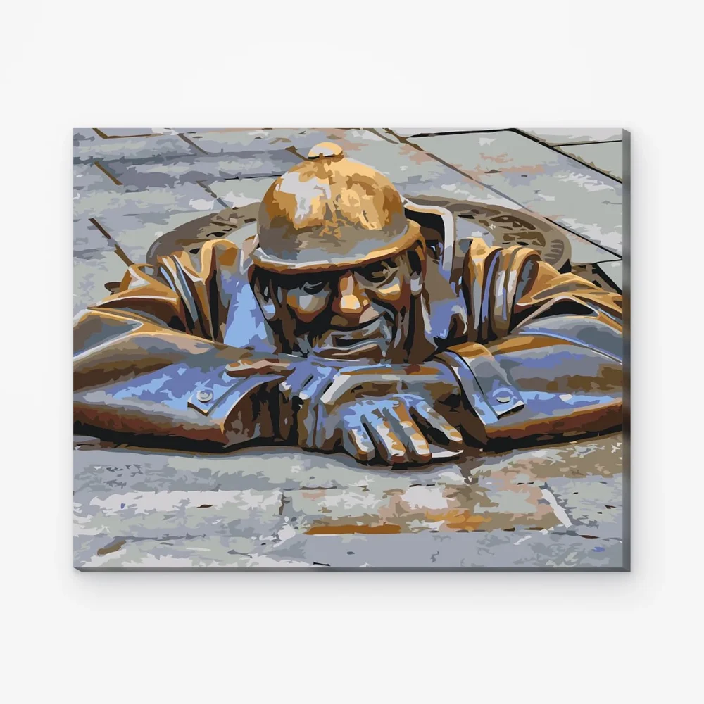 Pintar por Números - Estatua de Čumil