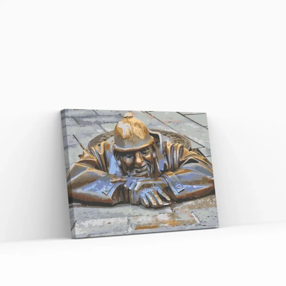Pintar por números Estatua de Čumil