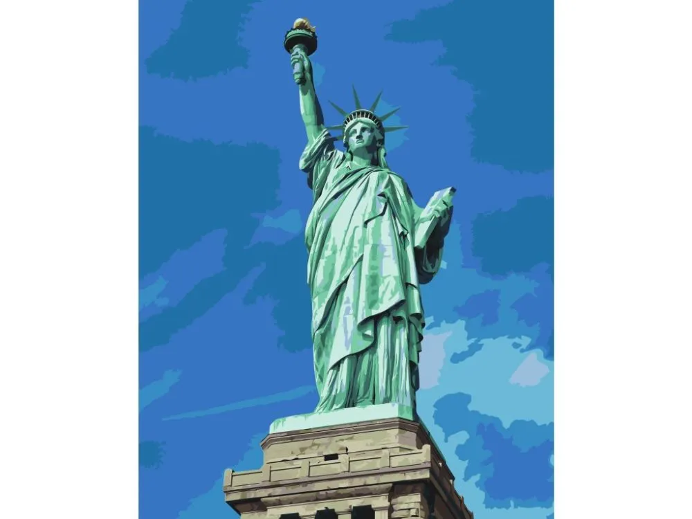 Pintar por números Estatua de la Libertad – foto 2