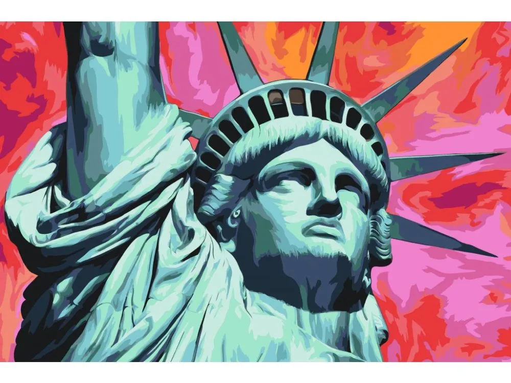 Pintar por números Estatua de la Libertad 2 – foto 2