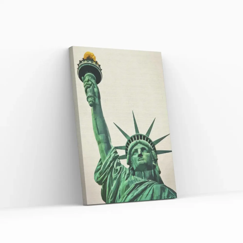Pintar por números Estatua de la Libertad de cerca