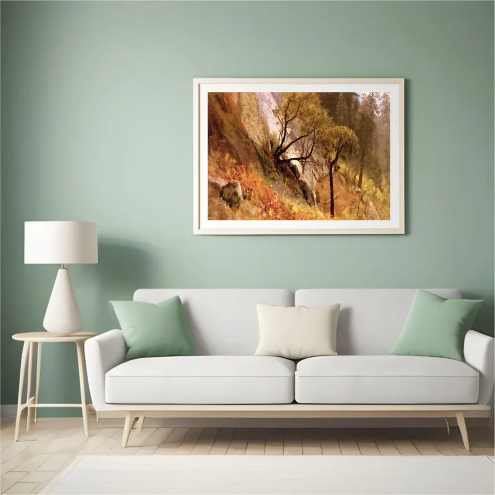 Pintar por números Estudio de paisaje de Yosemite, California – foto 4