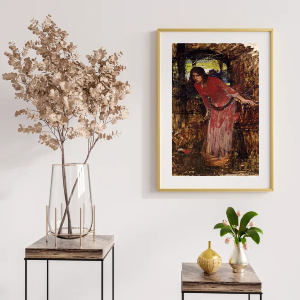 Pintar por números Estudio para La dama de Shalott – foto 2