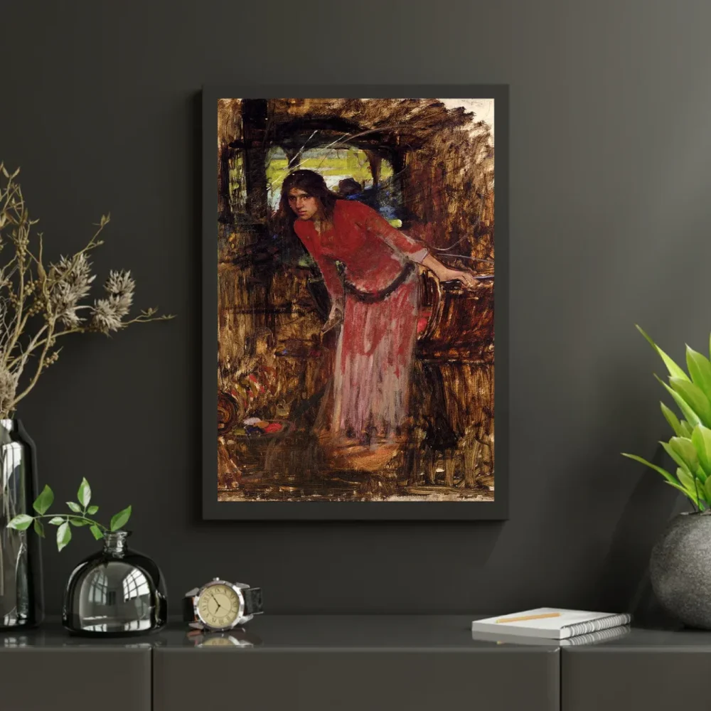 Pintar por números Estudio para La dama de Shalott – foto 3