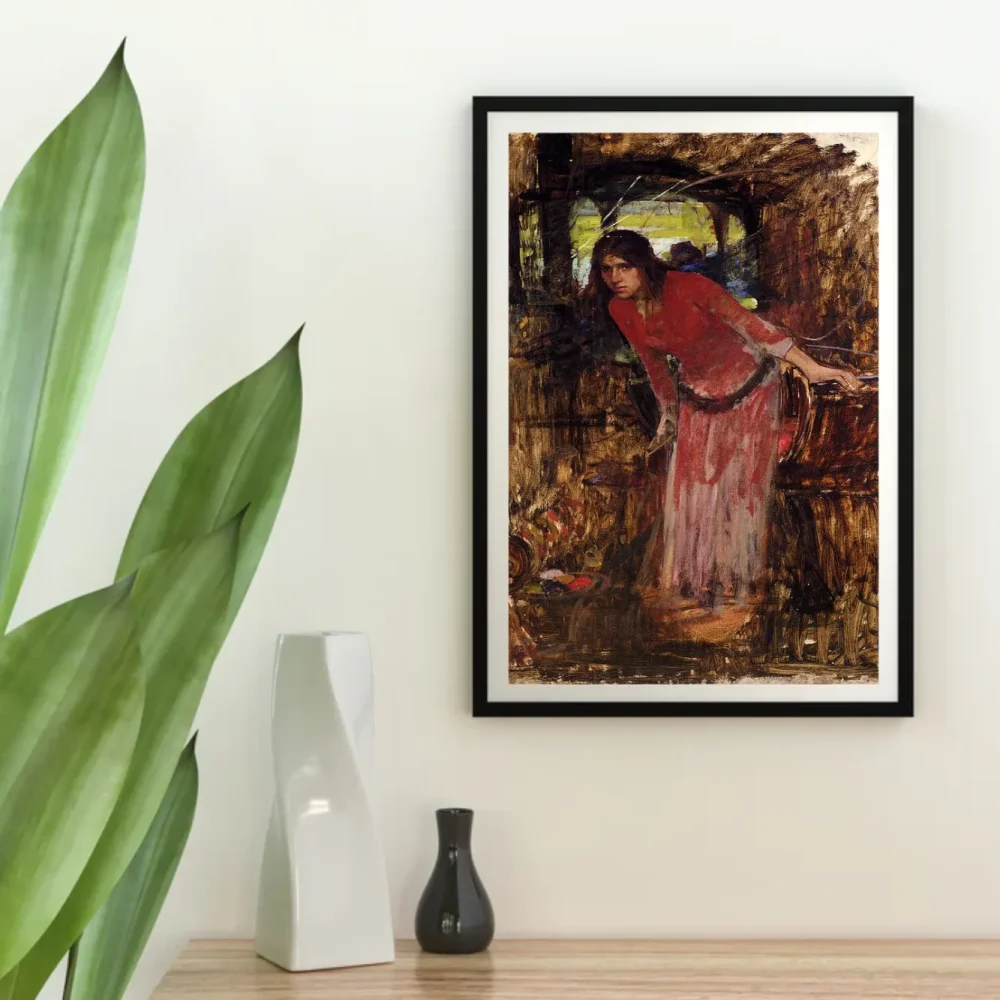 Pintar por números Estudio para La dama de Shalott – foto 4