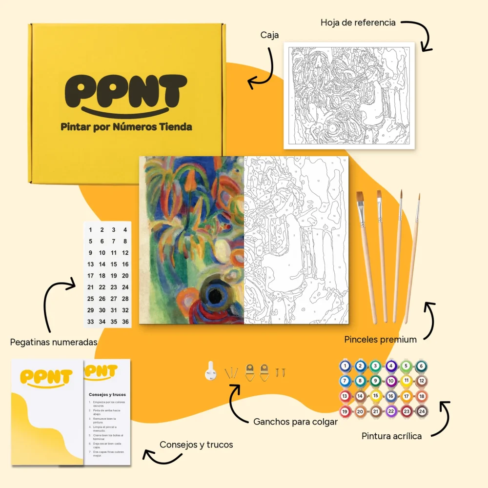 Pintar por Números - Estudio para La gran portuguesa