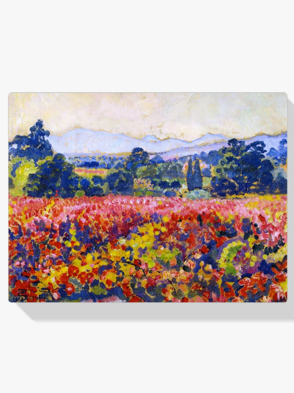 Pintar por números Estudio para Viñas en octubre