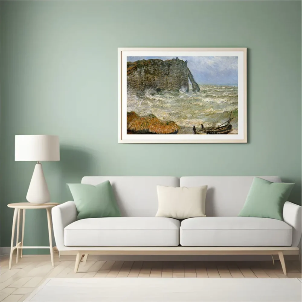 Pintar por números Étretat, mar agitado – foto 4