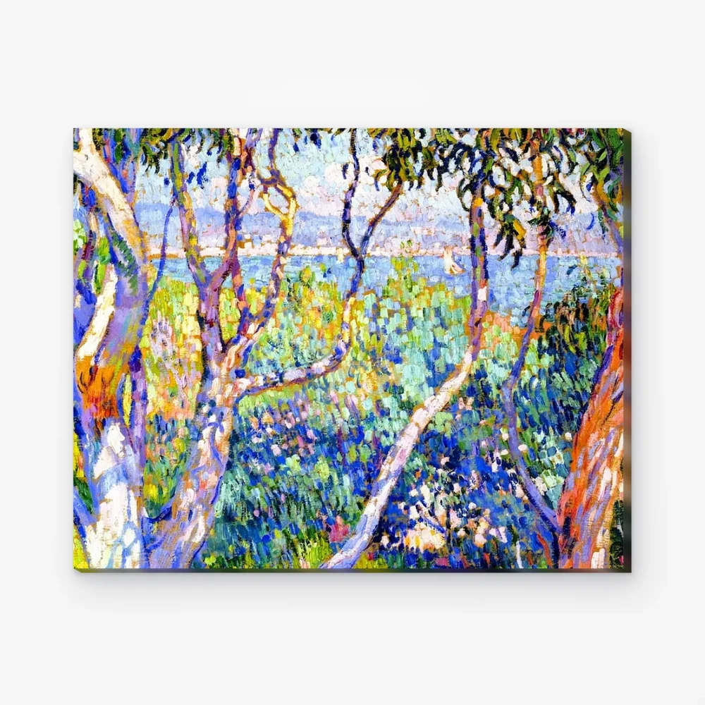 Pintar por Números - Eucaliptos en Saint-Tropez