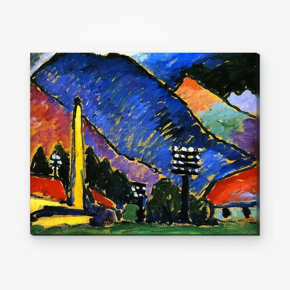 Pintar por Números - Fábrica en las montañas