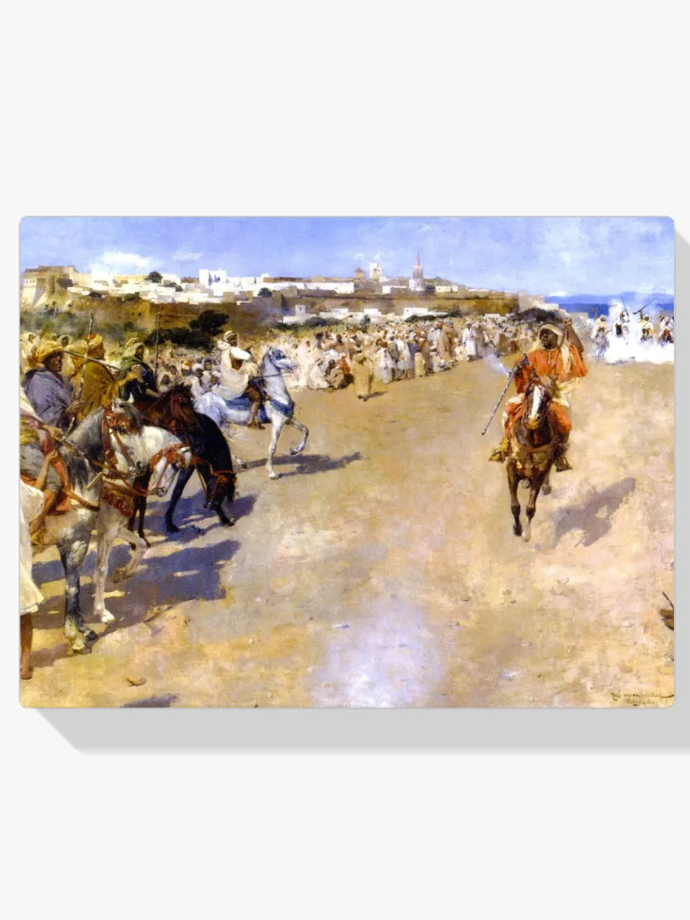 Pintar por números Fantasía, juegos de pólvora en Marruecos