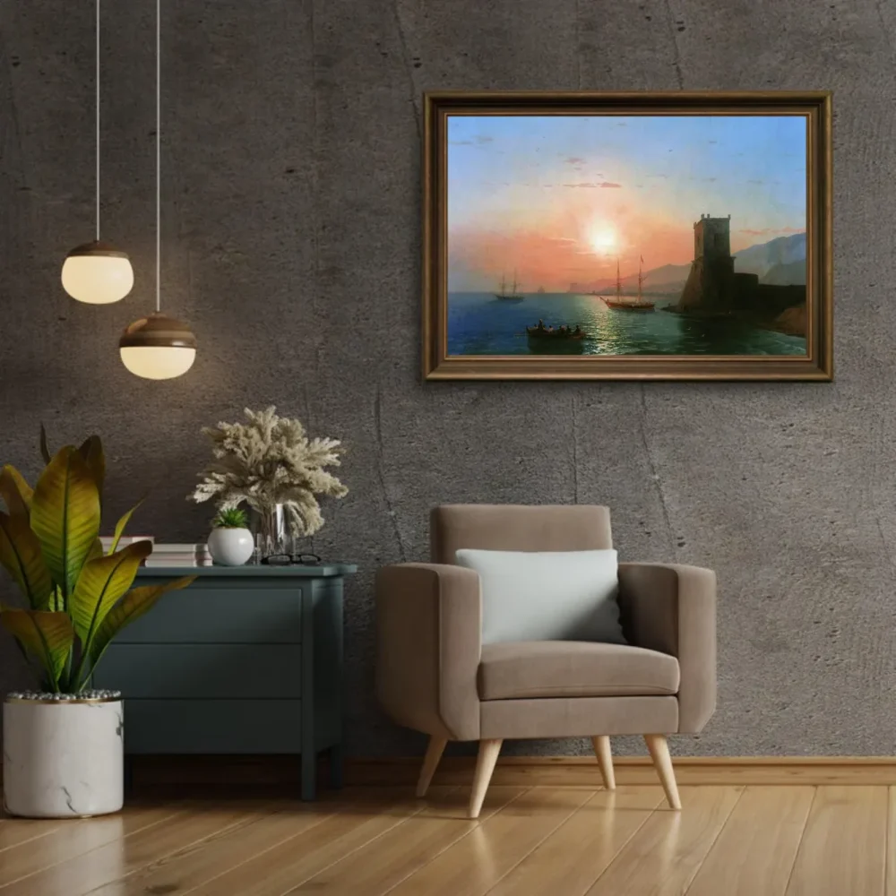 Pintar por números Feodosia al amanecer - Iván Aivazovski – foto 2