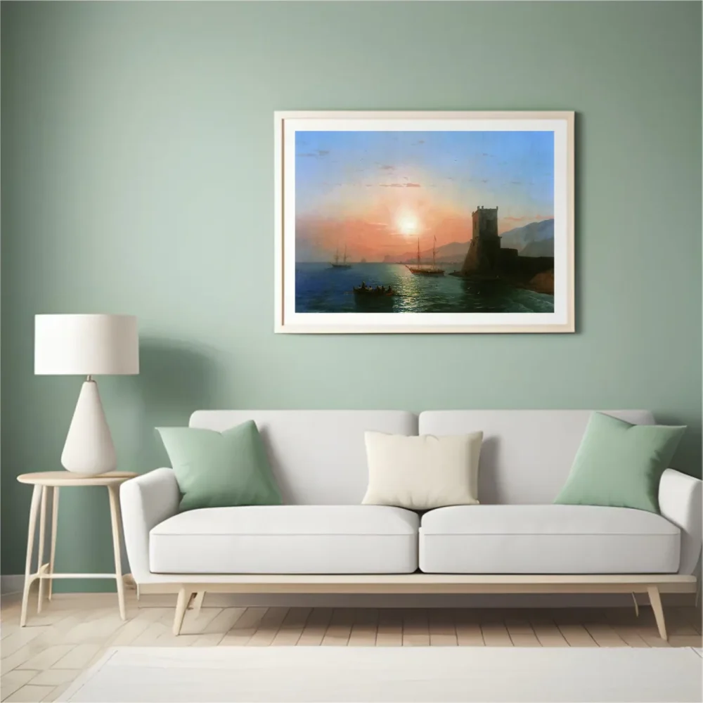 Pintar por números Feodosia al amanecer - Iván Aivazovski – foto 4