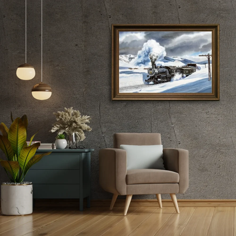 Pintar por números Ferrocarril Denver y Salt Lake – foto 3