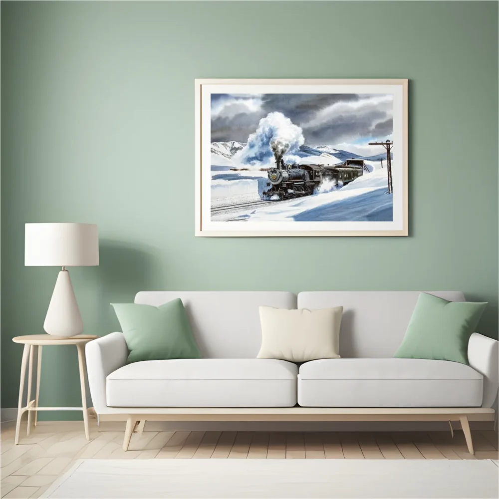Pintar por números Ferrocarril Denver y Salt Lake – foto 5