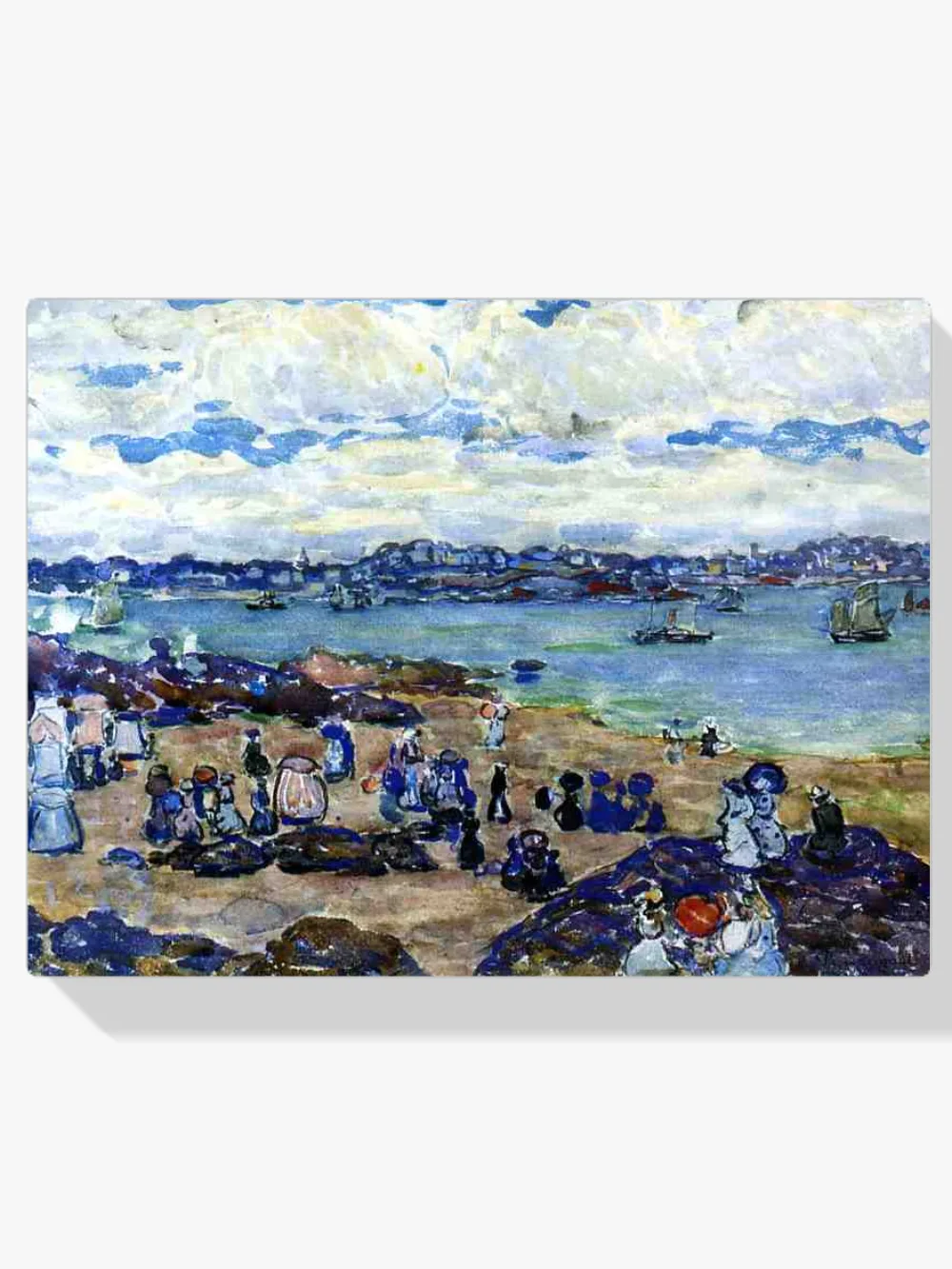 Pintar por números Figuras en la playa