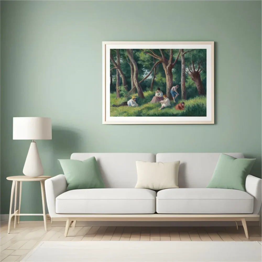 Pintar por números Final de la tarde en el bosque – foto 4