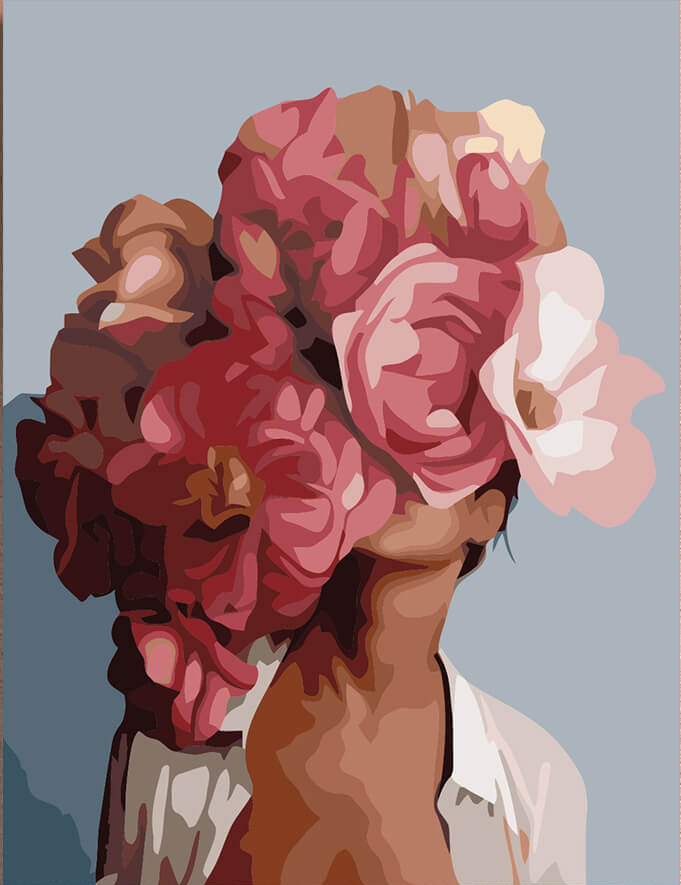 Pintar por números Flora – foto 2