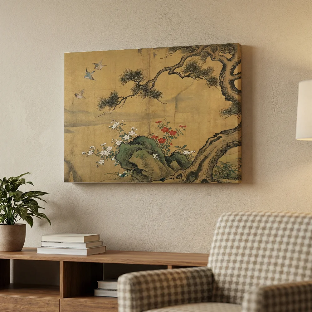 Pintar por números Floración bajo el viejo pino – foto 3