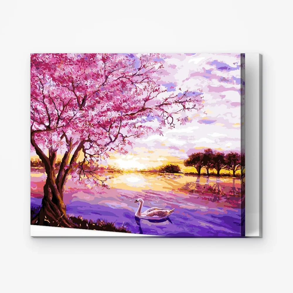 Pintar por Números - Floración rosa