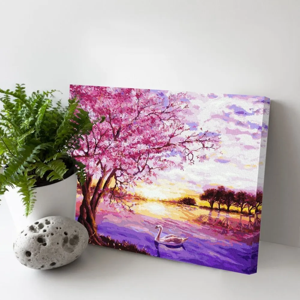Pintar por números Floración rosa – foto 2
