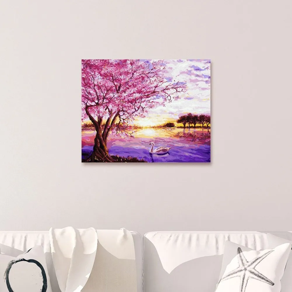 Pintar por números Floración rosa – foto 3