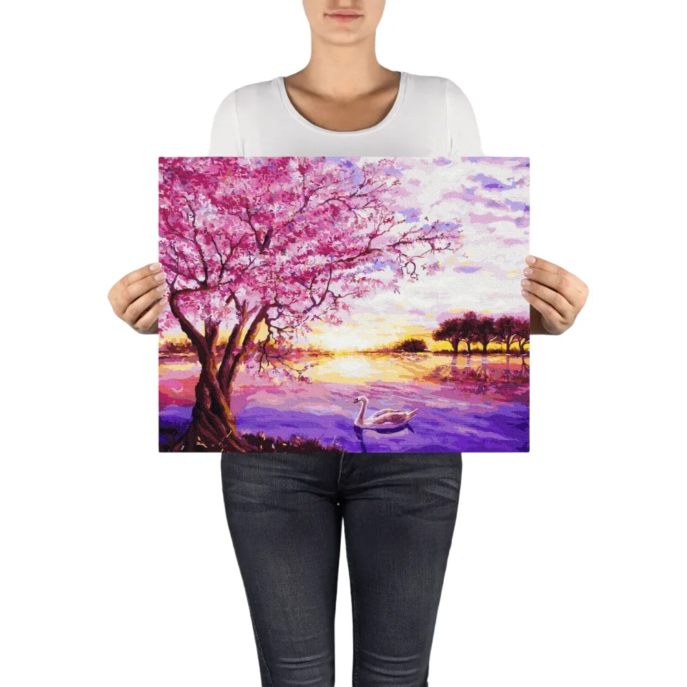 Pintar por números Floración rosa – foto 4