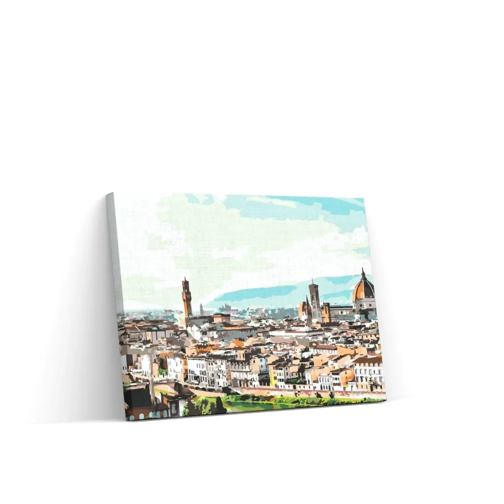 Pintar por números Florencia, Italia