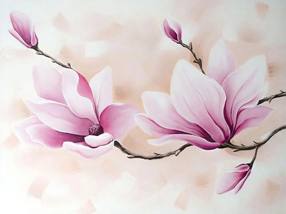 Pintar por números Flores de magnolia – foto 2