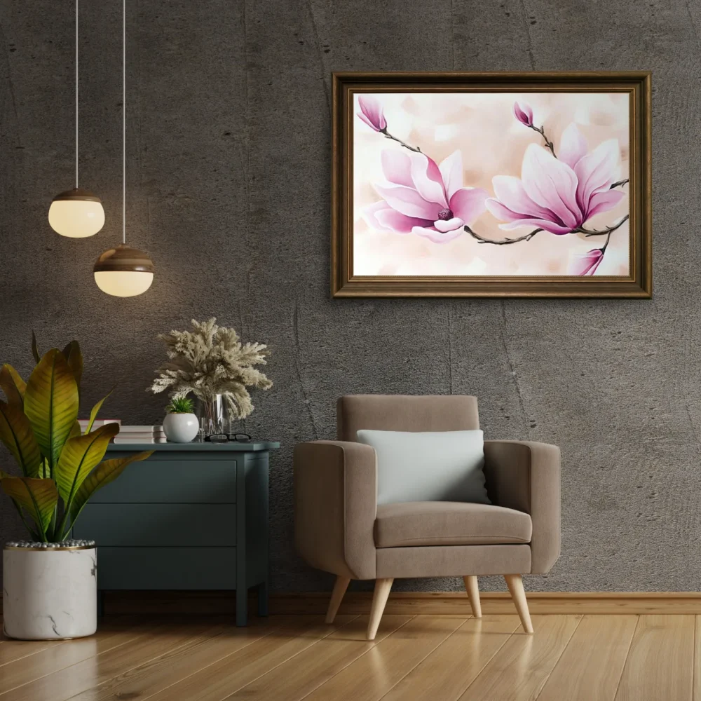 Pintar por números Flores de magnolia – foto 3
