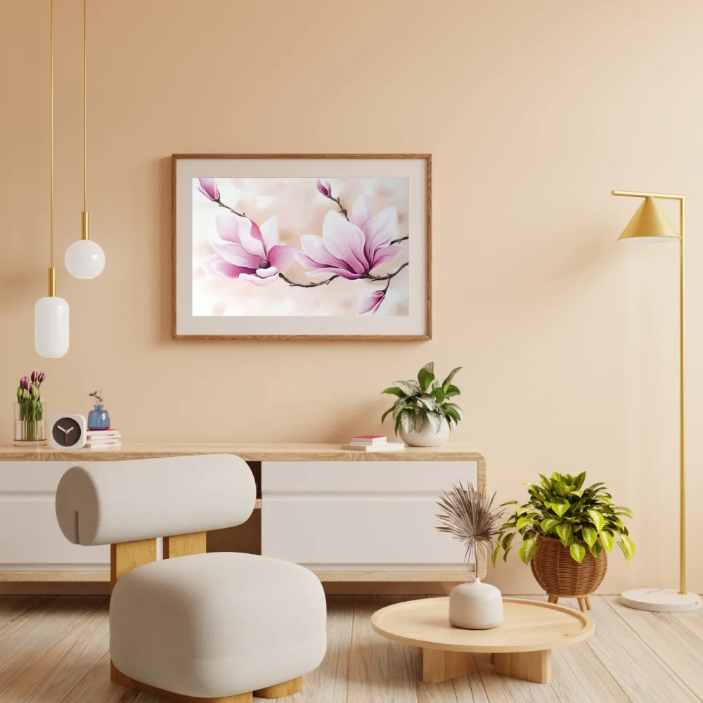 Pintar por números Flores de magnolia – foto 4