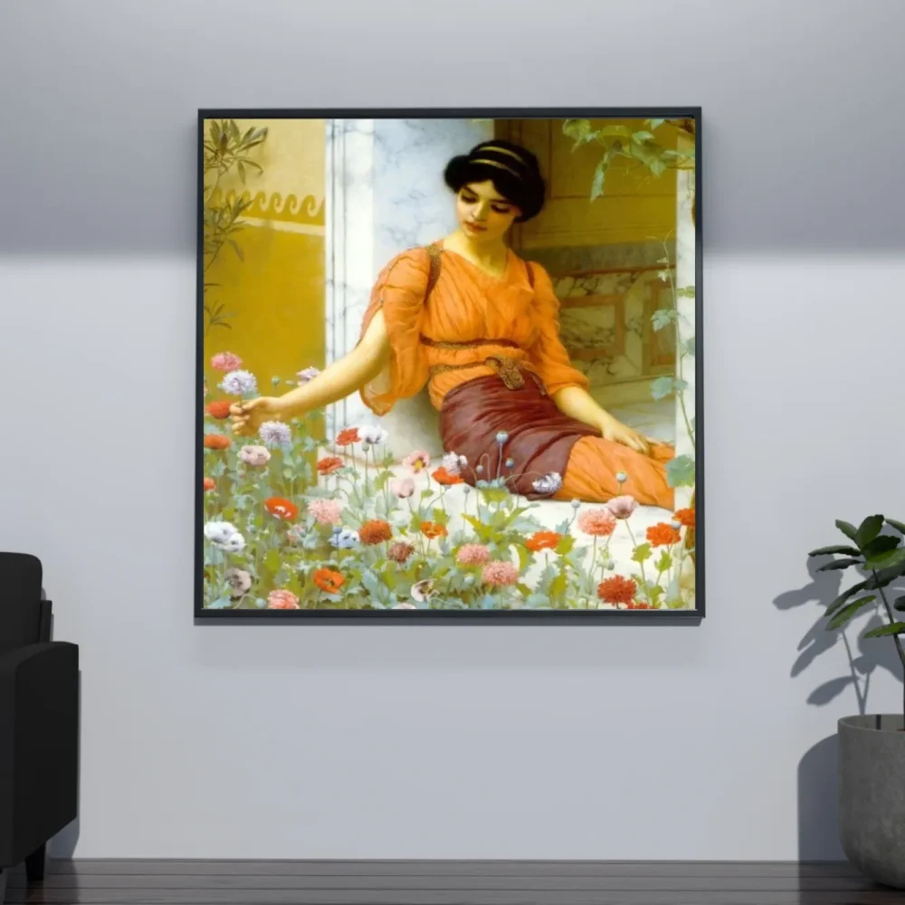 Pintar por números Flores de verano - John William Godward – foto 4