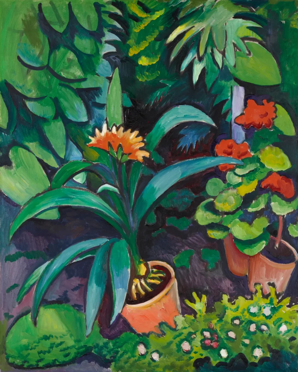 Pintar por números Flores en el jardín – foto 2