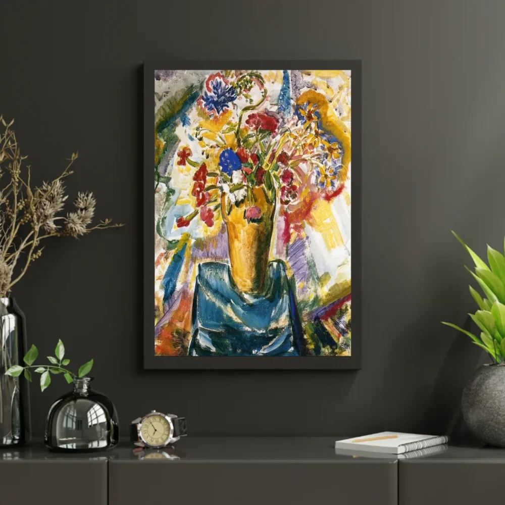 Pintar por números Flores en un jarrón – foto 3