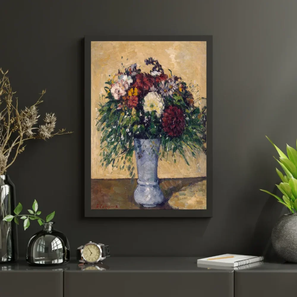 Pintar por números Flores en un jarrón azul – foto 3