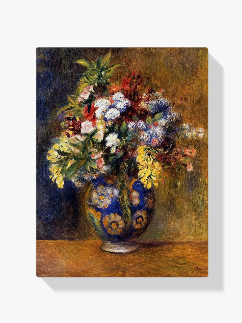 Pintar por números Flores en un jarrón - Pierre-Auguste Renoir