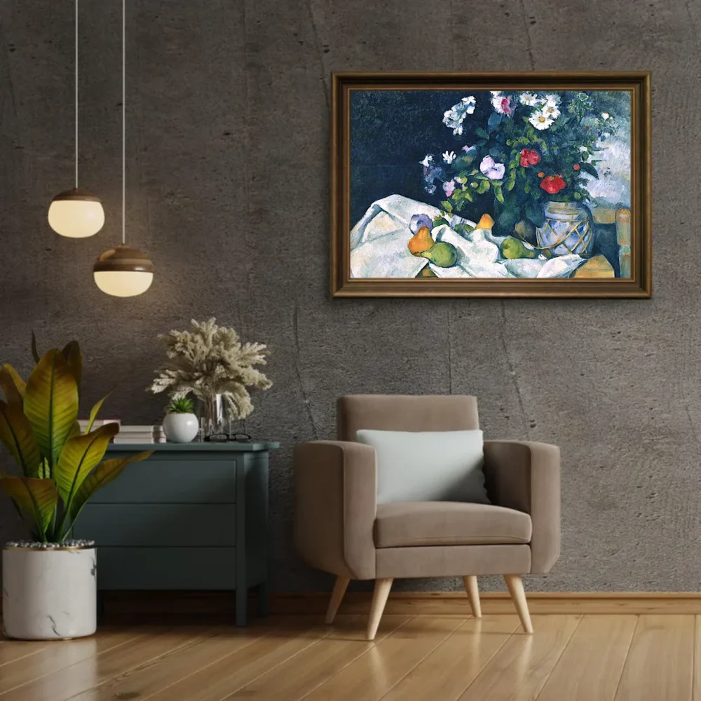 Pintar por números Flores en un tarro de jengibre – foto 2