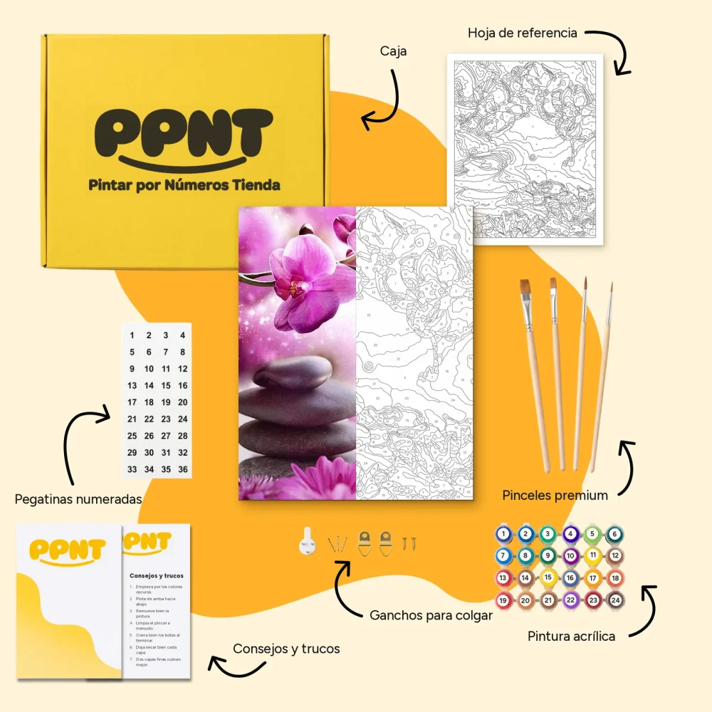 Pintar por Números - Flores mágicas