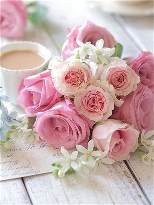 Pintar por números Flores sobre la mesa - Bodegón – foto 3