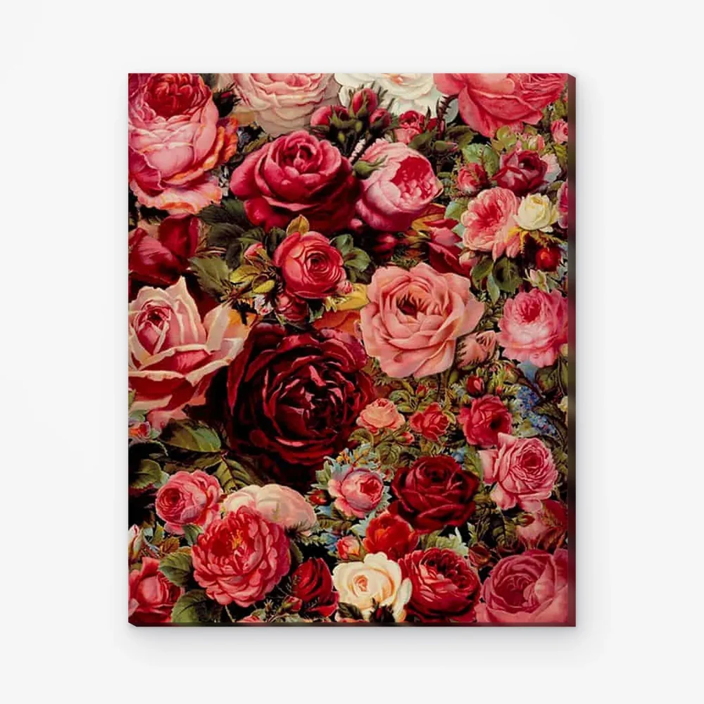 Pintar por Números - Flores variadas