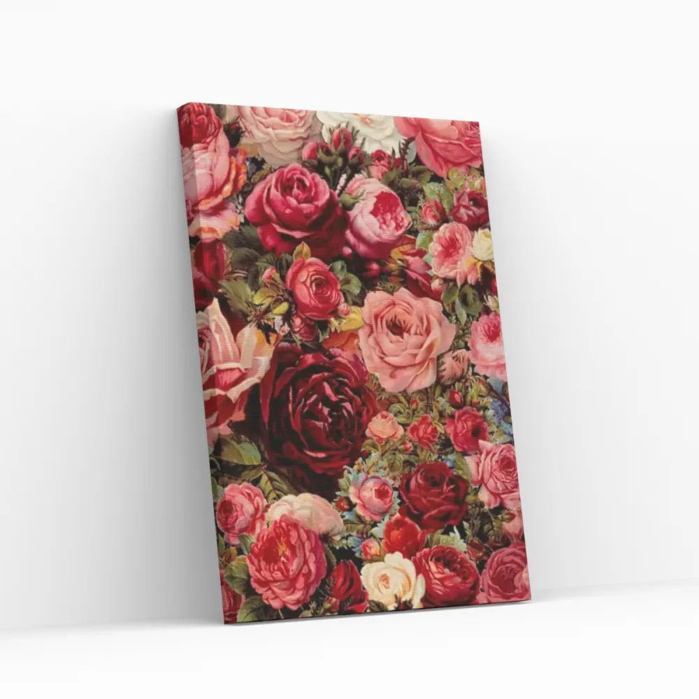 Pintar por números Flores variadas