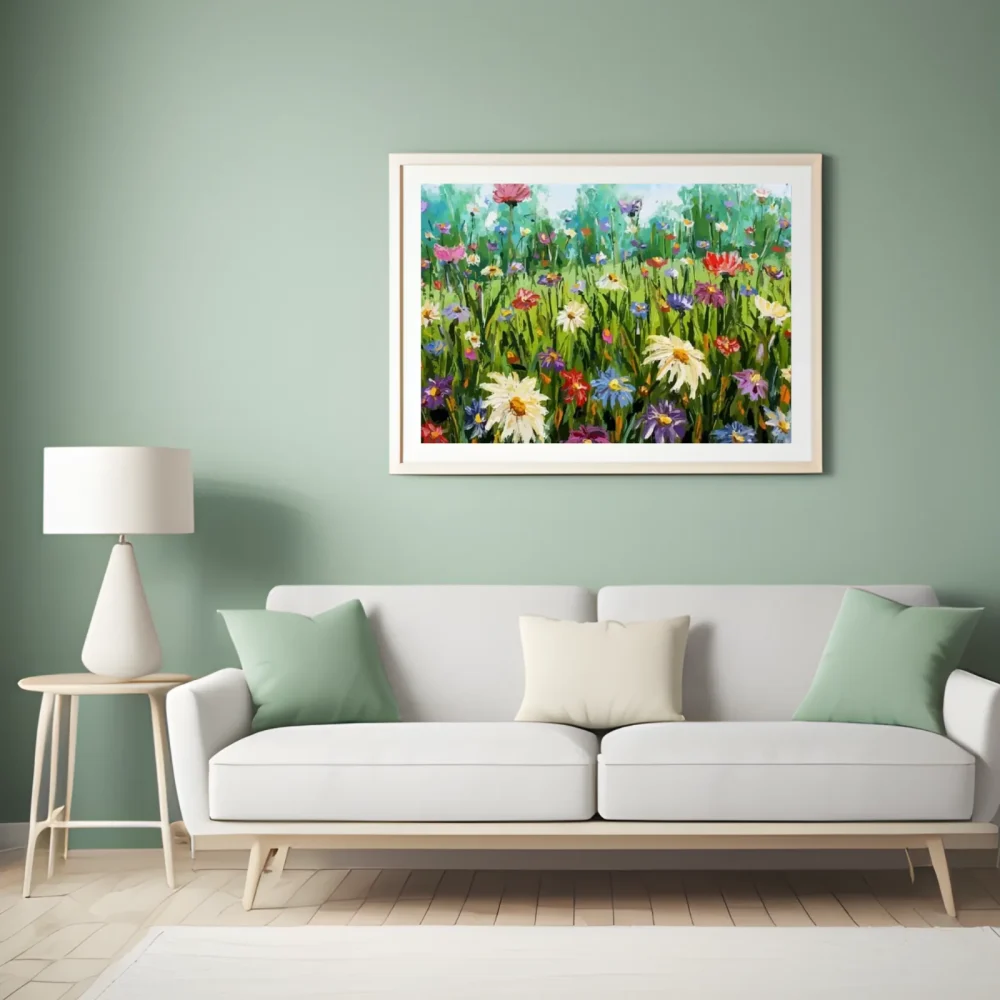 Pintar por números Flores variadas en el campo – foto 5