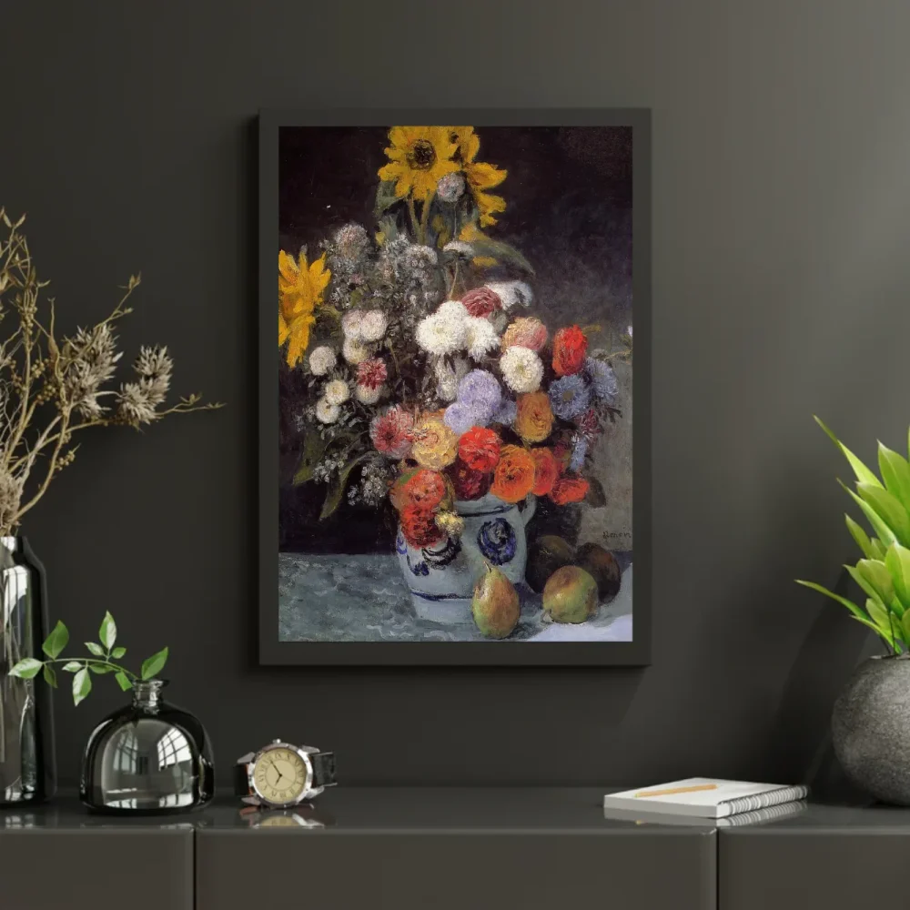 Pintar por números Flores variadas en un tarro de barro – foto 3