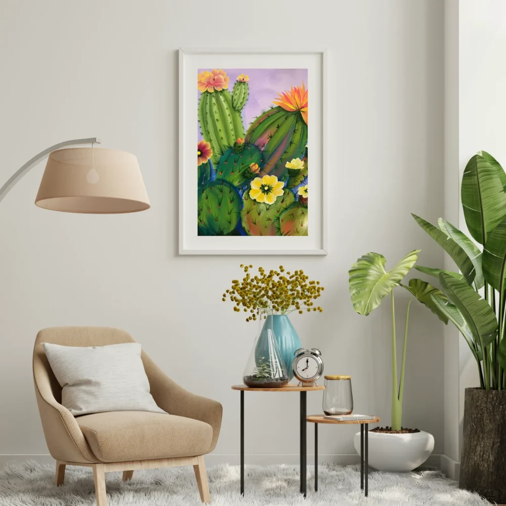 Pintar por números Flores y cactus – foto 3